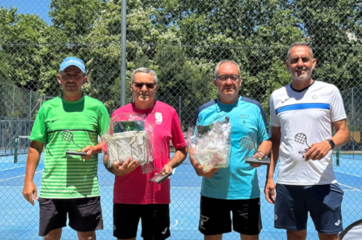 Emilio Leal campeón de Extremadura en dobles +80